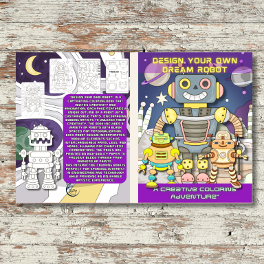 Colour Cut and Create Colouring Books