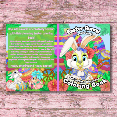 Easter Bunny and friends colouring adventures