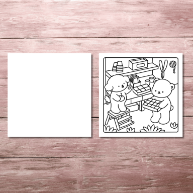 Bloom Buddies Colouring page