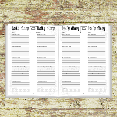 Daily diary pages